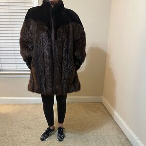Pristine Condition Vintage Ceresnie and Offen Fur Coat ~Beaver